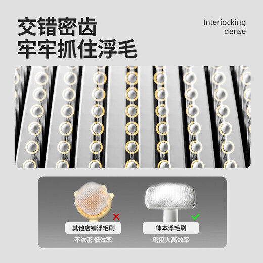 TYZAYR Japanese cat comb, pet combing, special large-scale hair removal comb, dog needle comb, cat hair removal brush, dog ivory white (combing beads do not hurt the skin)