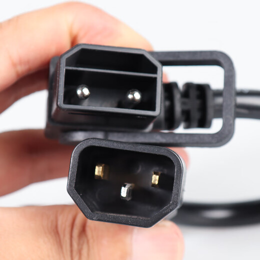 XMSJ electric vehicle lithium battery conversion connector Xingheng Ai Mayadi battery car charger charging port iron tower power conversion adapter plug iron tower 4 square socket transfer letter head total length about 20 cm