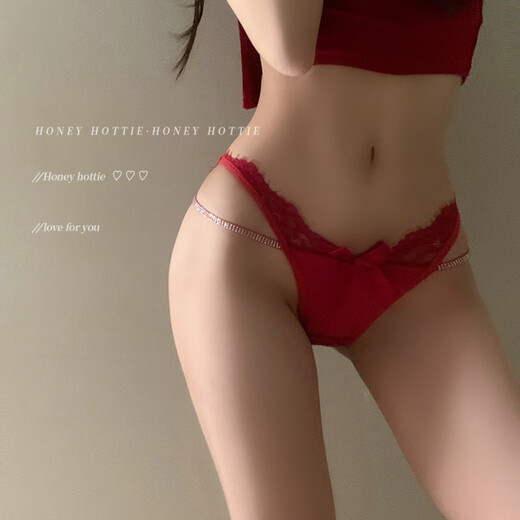 Universal Twilight Love Low Waist Lace Panties Sexy Briefs Pure Cotton Breathable Design Purple M