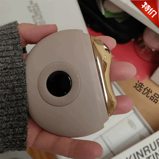 Left click zdeer electric brass scraping board constant temperature hot compress facial lift beauty face massage whole body shoulder and neck green green red stone to get 5 bottles of essential oil