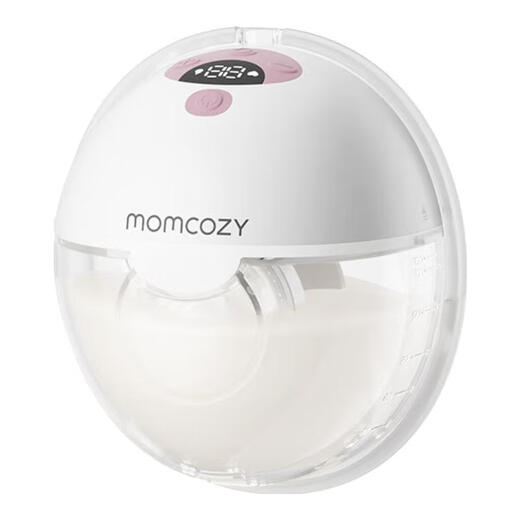 Momcozy Breast Pump M5 Small Milk Bowl Hands-Free Silent Bilateral Electric Fully Automatic Hidden Wearable Integrated 2 Count