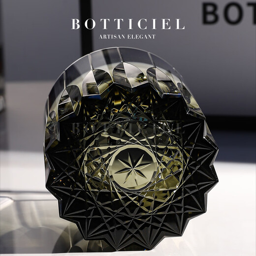 BOTTICIEL Starburst Whiskey Cup K9 Crystal Glass Handmade High-End Wine Cup Birthday, Valentine's Day, New Year's Gift K9 Crystal Starburst Cup - Transparent Color Single Gift Box 205ml 1