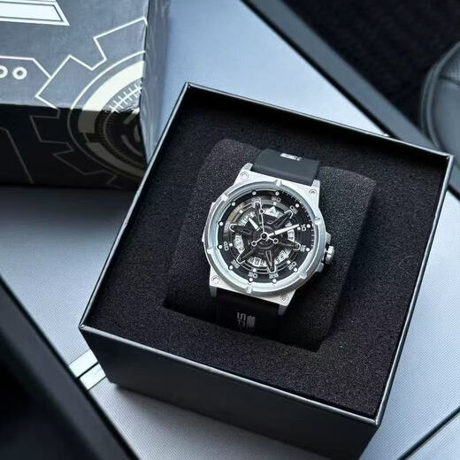 Peak Black Warrior Watch Men's Series Quartz Watch Genuine Men's Sports Brand Student Waterproof Trend Star Track Silver