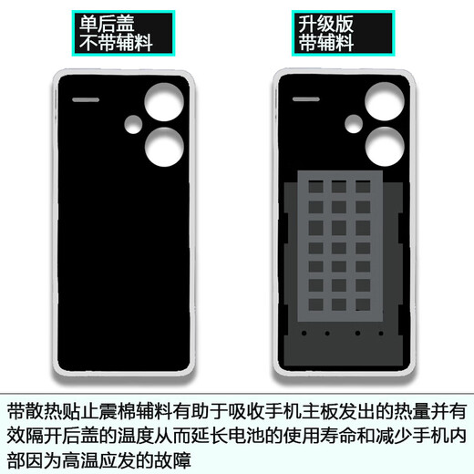 Original for Redmi note13pro+ glass back cover case NOTE13PRO+ battery cover mobile phone back case midnight black tempered glass back cover/high quality NOTE13PRO+