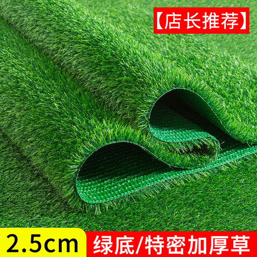Fake lawn, simulated turf, green carpet, outdoor artificial plastic, artificial bionic outdoor insulation fence, football field, 3 cm extra thick encrypted spring grass, 2 meters wide*9 meters long