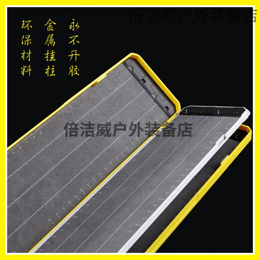 Kurayoshi competitive sub-line line box line line special three-layer four-sided extension fishing box fishing gear fishing supplies 40cm four sides (dark blue)