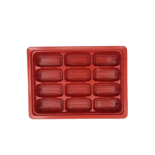 Magic Bean Sheng Living Water Disposable Quick Frozen Dumpling Packing Box for Takeout 15 1820 Grid 100 Pieces Commercial Green and White 15 Grid Dumpling Tray with Cover 100 Sets