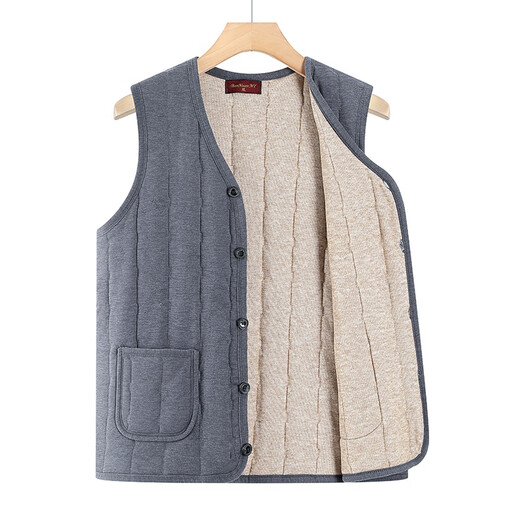 Xiaofu men's vest for middle-aged and elderly dads thickened and warm grandpa autumn and winter clothing new 2025 inner vest for the elderly in winter