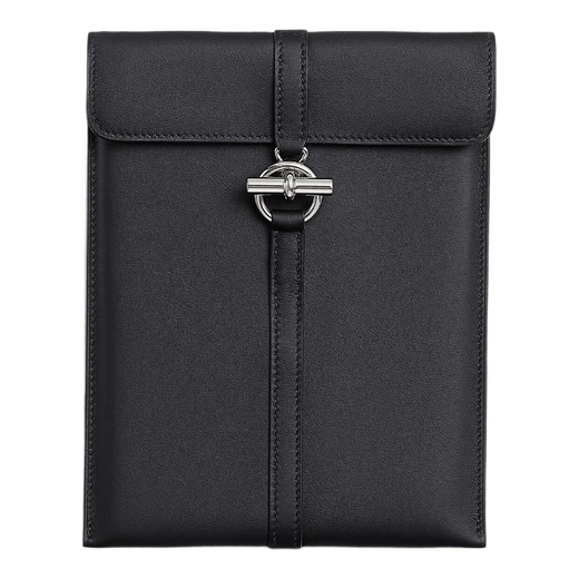 Hermes (HERMES) mobile phone bag women's new shoulder bag Gl nan calfskin crossbody bag coin purse exquisite and versatile black