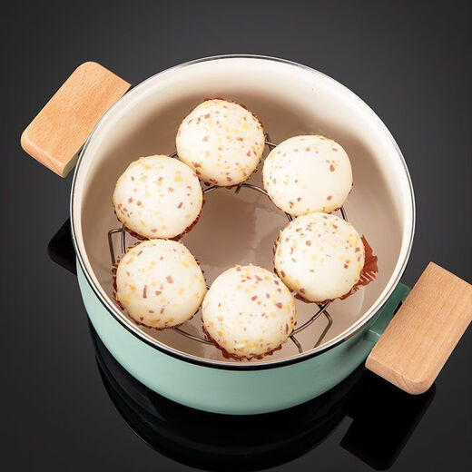 Zixian stainless steel steaming rack household water-proof large pressure cooker steaming rice inner rack steaming rack tripod kitchen multi-functional short feet 3CM high-grade stainless steel mini trumpet diameter 10CM