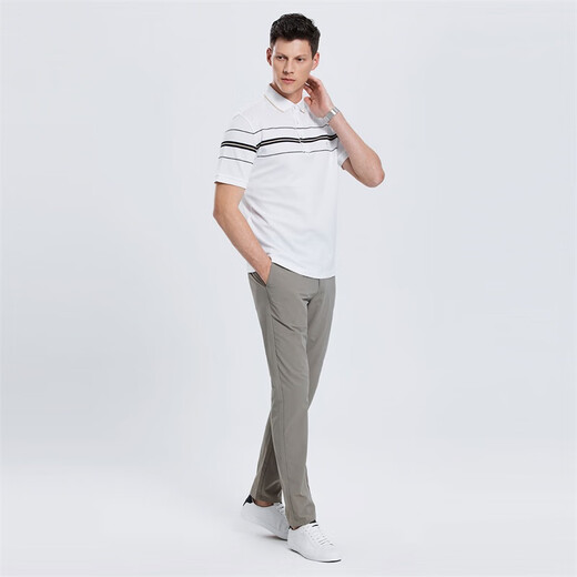 Tanzen Sie mit dem Wolf [schnell trockener vierseitiger elastischer] elastischer atmungsaktiver Frühling und Sommer leicht zu handhaben Pendler Männer lässig Hosen 701 Khaki 30