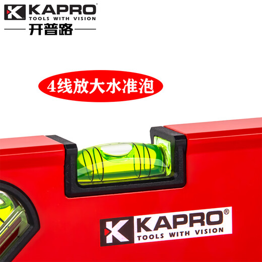 KAPRO Cape Road high-precision micro magnetic aluminum alloy multi-functional flat water ruler mini level 771 10 cm (strong magnetic) 771-40M-10cm