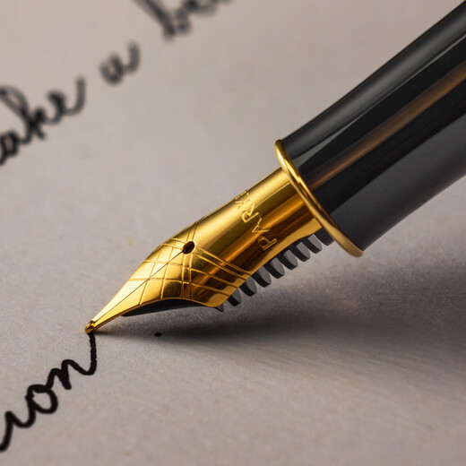 派克（PARKER）【热门商品】生日礼物钢笔墨水笔高端礼盒卓尔男士签字商务送礼轻奢礼品礼赠朋友高档成人上岸礼物 卓尔磨砂黑金夹墨水笔+马到功成礼盒