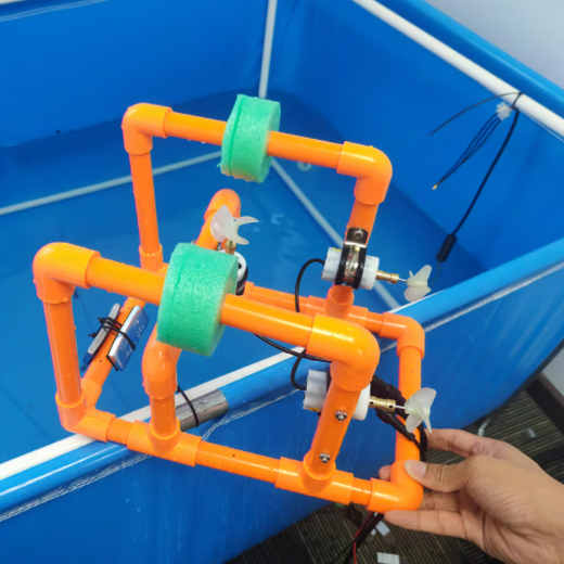 Lingle Intelligent Equipment DIY Underwater ROV Robot Plus Camera Underwater World Exploration Student Education Brush Propeller Set Customized Model With Robotic Arm + Camera