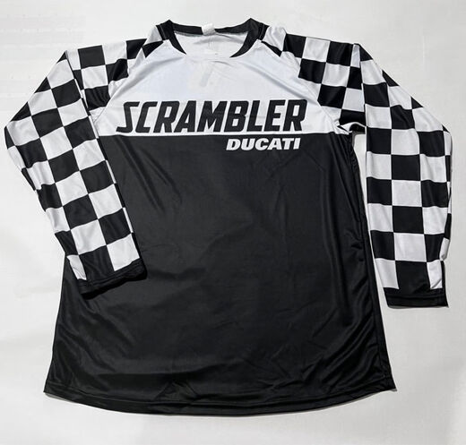 Ducati Summer 2023 Motorcycle Off-Road Riding Suit Downhill Suit Mountain Racing Sports Sun Protection Long Sleeve Yellow S