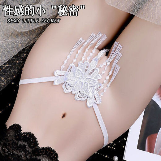 Other THE OTHER thong feeling underwear open sheer underwear with beads for bed flirting 3325 blue one size fits all 80-130Jin Jin is equal to 0.5 kg