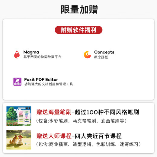 Wacom digital screen 14-inch hand-painted screen drawing screen digital tablet hand-painted tablet handwriting tablet connected to computer painting tablet writing teaching online course DTC141W0