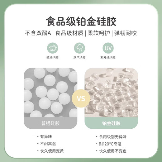 MOYUUM apple bite bag, baby fruit and vegetable food supplement, baby fruit and vegetable bite play, molar tool, silicone teether, lemon yellow 1 pack