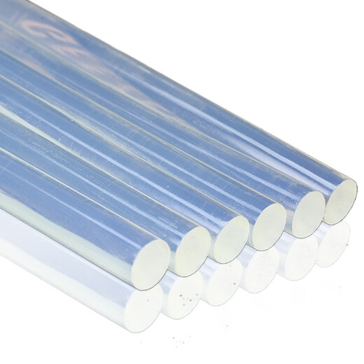 Zhong Zhanggui's whole box of environmentally friendly hot melt glue sticks, high-viscosity glue strips, melt glue gun 7mm11mm strong plastic transparent glue sticks 7x270 super sticky black 25kg, about 2300 pieces