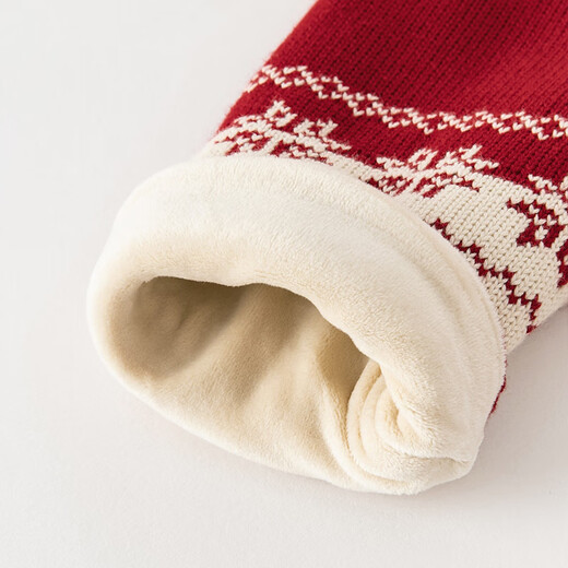 David Bella boys half turtleneck New Year sweater winter girls children Christmas plus velvet red sweater