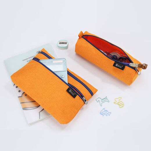 语森忆随身便携证件包旅行护照包手机袋小物品零钱收纳袋文具笔袋收纳包 藏青色2014