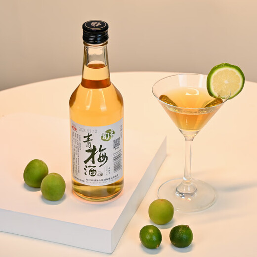 Vino de frutas de Guyue Longshan, vino de ciruela verde, vino Osmanthus, vino ciruela ligeramente borracho, vino Osmanthus, hombres dulces de hombres y mujeres, vino extranjero, vino de ciruela, ciruela verde + Osmanthus 330ml cada uno (nuevo estilo)