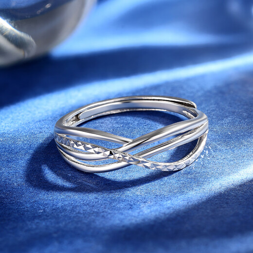 Wanfulong PT950 genuine platinum platinum ring for birthdays for women, men's gift for girlfriend, adjustable and customizable, one thing, one certificate, supports identification, and you will lose 10% for fake ones.