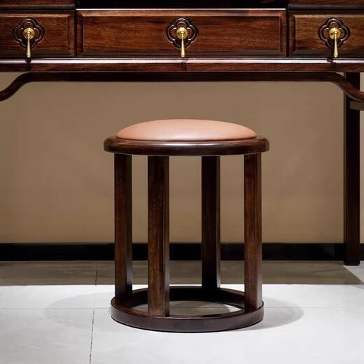 Fantasy Chinese style bedroom dressing table makeup stool modern mirror simple storage solid wood dressing table furniture customization dressing table 1280x450x760mm