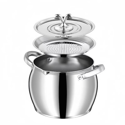 JCZS German brand stainless steel lard tank with filter double ears household large-capacity oil cylinder with lid storage tank oil basin 6Jin Jin equal to 0.5kg packed food grade stainless steel comes with filter + spoon