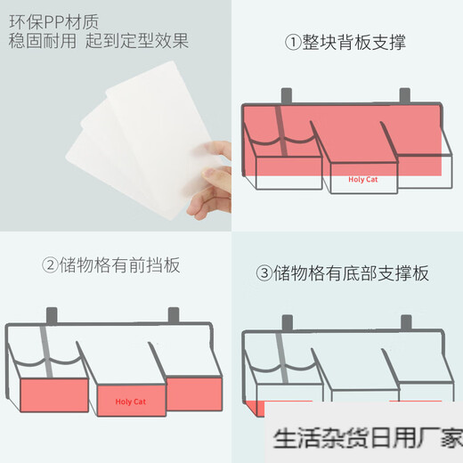 Baby bedside hanging bag diaper storage bag storage bag ready stock dark gray