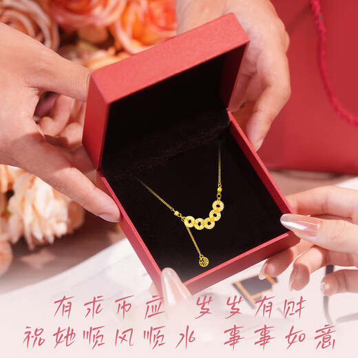 GLTEN Five Emperors Money Silver Necklace for Women 2025 New Pendant Birthday Gift Clavicle Chain Confession Commemoration for Girlfriend and Wife Crushed Ice Five Emperors Money Necklace + Certificate