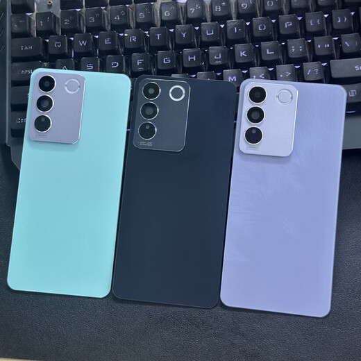 Original suitable for vivo s16e back cover glass S16E mobile phone back case battery cover chassis back screen replaceable starry night black belt heat dissipation sticker/shockproof cotton/edge glue shell vivoS16E