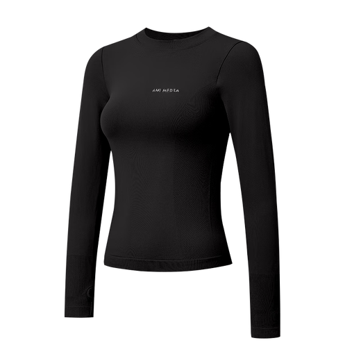 Tights Women's Tops Yoga Wear Tops Women's Tight Slimming Sports Long Sleeves Breathable Quick-Drying Running Pilates Special Black M