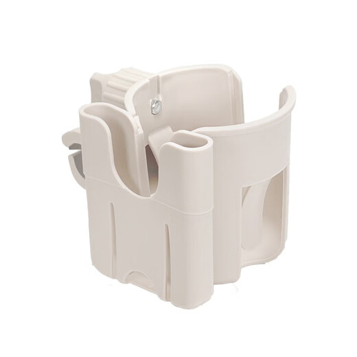 Jingge electric motorcycle water cup holder battery bicycle water bottle holder mobile phone holder children's bicycle milk tea holder universal upgraded version beige cup holder + detachable mobile phone slot