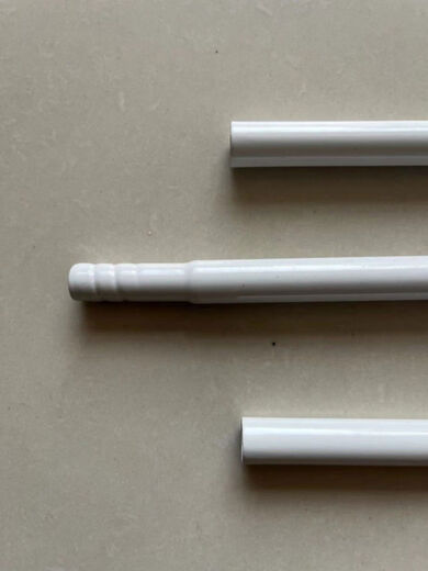 Yusenyi zipper bed mosquito net bracket pole 15 white iron paint tube single buy tee accessories 12mm white iron paint bracket 12mm diameter one piece net length 113cm