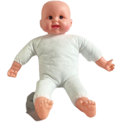 Universal housekeeping nanny care training doll teaching model massage, touch and fuck silicone baby simulation doll 52cm full plastic girl pink overalls silent model