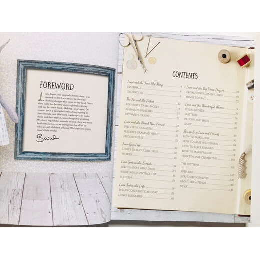 Sewing Luna Lapin's Friends Sewing patterns for more than 20 kinds of dolls Original English book