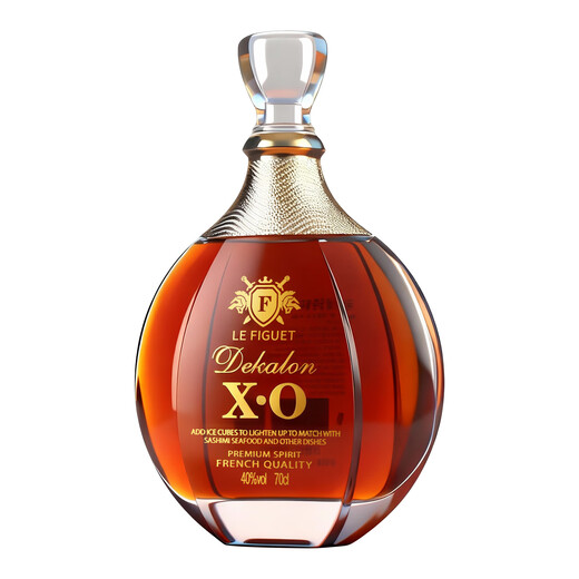 菲葡诗轩迪卡伦XO白兰地 法国进口XO洋酒  40度700ml 高度烈酒礼盒装送礼 单支礼盒装 700mL 1瓶