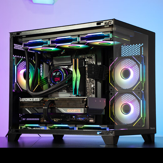 Gigabyte AMD R5 9600X desktop assembly computer host RTX5060Ti/RX9060XT sea view room e-sports game Delta AI live rendering design DIY complete machine four R5 9600X丨5060Ti 16G large video memory