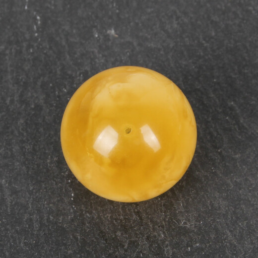 Yuzhi 1 item, 1 certificate, 1 shot, natural Russian material, unoptimized beeswax round beads, single bead and separate beads, 4 grams, diameter 19.3 mm, unique product G912