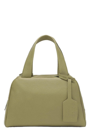 PRADA Medium Zip Handbag Green One Size