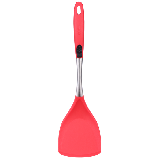 
CCKO silicone spatula, high temperature resistant non-stick pot, household kitchen cooking spatula set, kitchen utensils, colander, stir-fry spatula, CK9793 large silicone spatula (red)