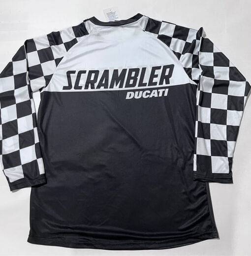 Ducati Summer 2023 Motorcycle Off-Road Riding Suit Downhill Suit Mountain Racing Sports Sun Protection Long Sleeve Yellow S