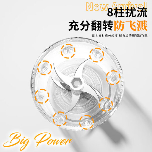 Perfect electric garlic paste tool, wireless and portable, dual-purpose for making garlic and mincing meat, thickened glass cup 350ML, upgraded stainless steel six-knife