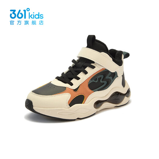 361°【商场同款】童鞋男童保暖棉鞋2026年冬季新款中大童鞋子 碳黑/燕麦灰色/焦糖黄色 34