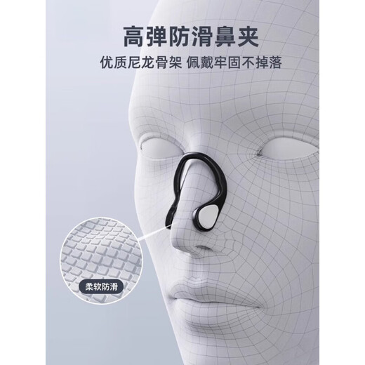 Universal swimming earplugs, plugging ears, preventing water ingress, soundproofing artifact nose clip set, must-use for children swimming, sky blue stickers, get three pieces, buy three, get one free, get 15.9 off