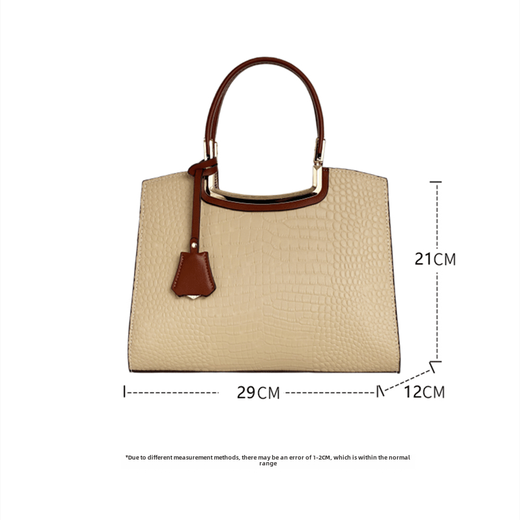 DISSONA Mother's Day gift, practical and practical for mom, middle-aged lady's mother-in-law handbag, apricot __ without gift box