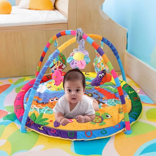 新生婴儿健身架器宝宝游戏毯爬行垫玩具哄娃神器满月礼0-12月 倒立猴子
