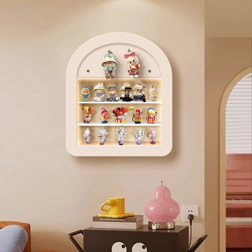 Blind box storage meter box blocking decoration new distribution box switch box hanging painting figure trendy display stand Cute Box Settlement-A (not including figures) without lights overall size 51x60cm (covering size 40x30cm)