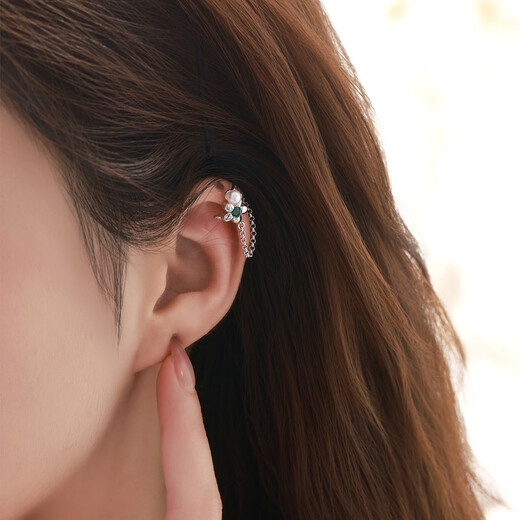 XUPING Xuping jewelry alloy fashionable temperament high-end single-sided flower ear cuff gift jewelry X001112162 single-sided ear cuff